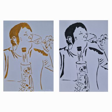 0080 Zeichenkarton je 21x29,7 cm (schwarz und ocker) 0080 Zeichenkarton je 21x29,7 cm (schwarz und ocker)