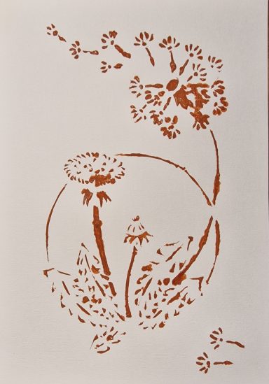 0229 - Druck "Pusteblume im Kreislauf des Lebens" A4 Acryl 0229 - Druck "Pusteblume im Kreislauf des Lebens" A4 Acryl