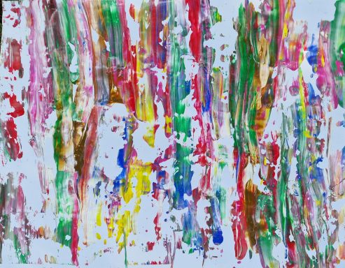 0150 A1 Rückseite eines alten Plakates