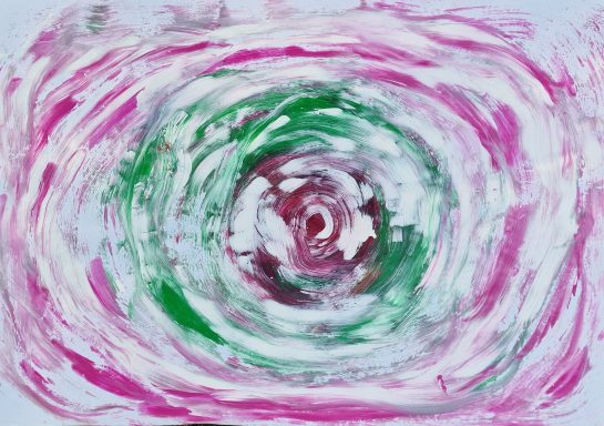 0145 A1 Rückseite eines alten Plakates