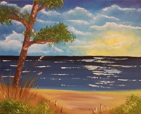 0187 Am Meer 40 x 50 cm