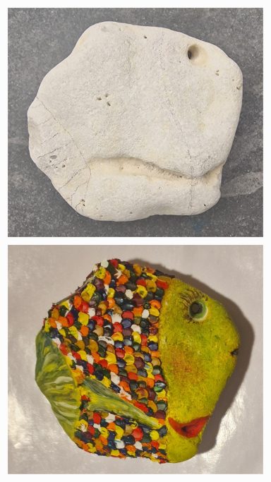 0385 - Wunschfisch 11,5x12,5 cm