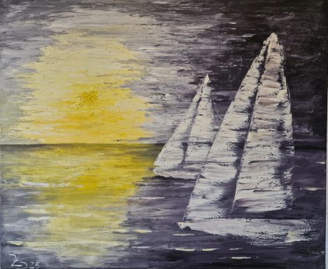 0283 Segelboote 50x60cm