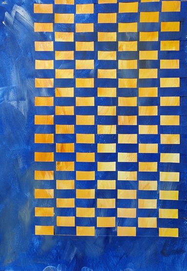 0225 - gewebte Farbbilder Acryl A4 0225 - gewebte Farbbilder Acryl A4