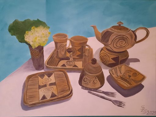 0191 Lieblingsgeschirr 60 x 80 cm