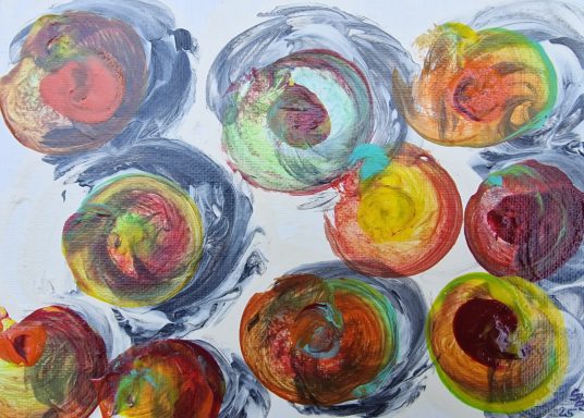 0280 "Schatten" Leinwandkarton 13x18 cm