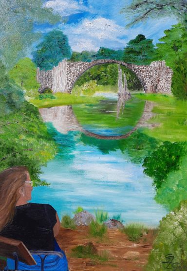0181 Rakotzbrücke 50 x 70 cm